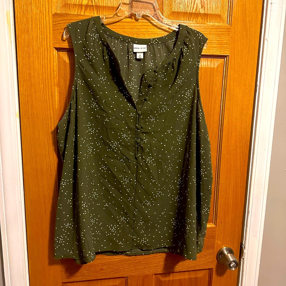 Ava and Viv Olive tank